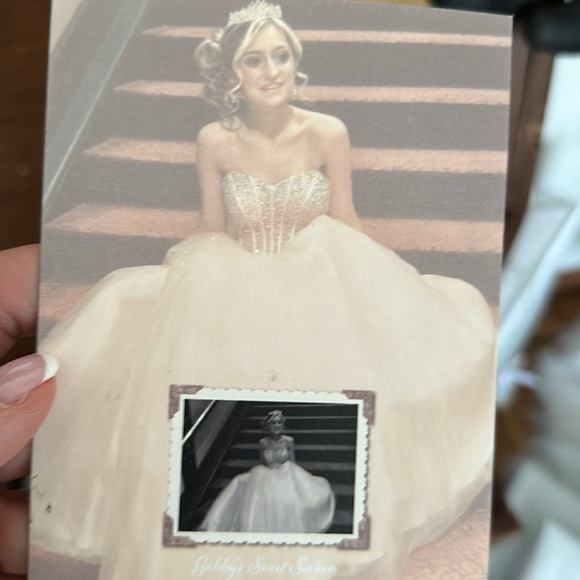 Sweetheart sheer sequin bodice with full tulle bottom - Picture 7 of 7